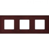 FD01603RW Рамка New Marco Red Wine 3-постовая Fede