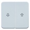 155229 Клавиши с оттиском Стрелка цвет: полярная белизна, с блеском Влагозащищенный скрытый монтаж IP44 Berker