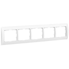 771005 Рамка Galea Life Белый 5-постовая Legrand 771005 Рамка Galea Life Белый 5-постовая Legrand