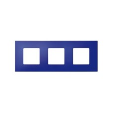 2700637-083 Накладка декоративная на рамку базовую, 3 поста, Simon 27 Play, Arctic, синий 2700637-083 Накладка декоративная на рамку базовую, 3 поста, Simon 27 Play, Arctic, синий