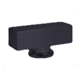 FD02311GR Поворотный выключатель прямоугольный, цвет Graphite FEDE