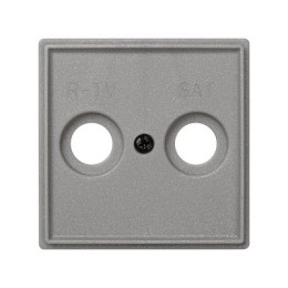 2705097-063 Накладка на розетку телевизионную R-TV+SAT, (механизм Simon 27), IP44, IK07, Scudo, серый