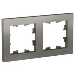 ATN000902 Рамка AtlasDesign Сталь 2-постовая Schneider Electric