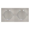 089702 Legrand Встраиваемый блок IP44 нерж. 2х2м