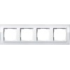0214723 Рамка Event Clear Белый 4-постовая Gira