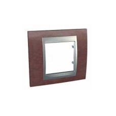 MGU66.002.0M4 Рамка Unica Top Табачное дерево / Алюминий 1-постовая Schneider Electric MGU66.002.0M4 Рамка Unica Top Табачное дерево / Алюминий 1-постовая Schneider Electric
