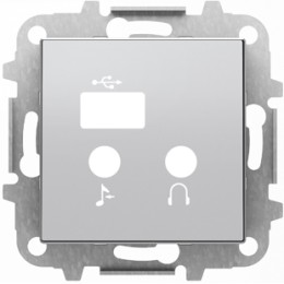 8568.3 PL Накладка для механизма медиа-комбайна серебряный, ABB