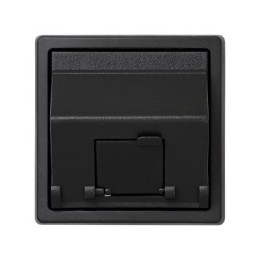 73085-62 Адаптер для 1 коннектора RJ45 (KEYSTONE, AMP, Brand-Rex, KRONE), наклонное подключение, Simon 73 Loft, гр