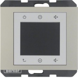 28847004 RADIO TOUCH, K.5, цвет: стальной лак Berker