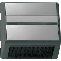 068220 Съемная накладка с расположенным под углом отверстием для устройств с накладками 50х50 мм для средств связи Сталь Gira E22