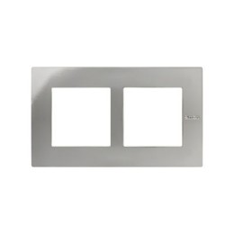 2705620-124 Рамка универсальная, 2 поста, (+суппорт, +шестигранник), 100*171мм, IP44, IK07, Scudo, хром Simon 27