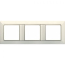 EP483 Рамка ECO Profi Бежевый 3-постовая Jung