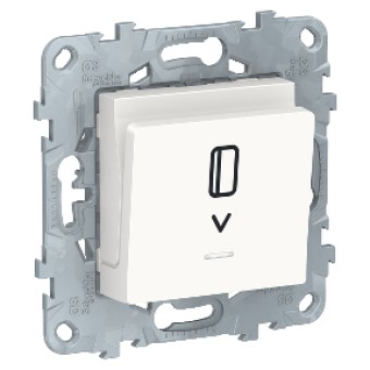 NU528318 Выключатель карточный, с подсветкой, 10 А, Белый Schneider Electric