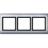 MTN401360 Рамка Aquadesign Алюминий 3-постовая Merten