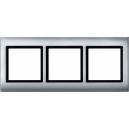 MTN401360 Рамка Aquadesign Алюминий 3-постовая Merten