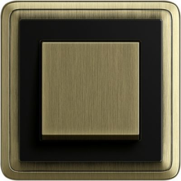0211622 Рамка Classix Бронза / Черный 1-постовая Gira