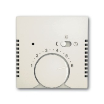 1710-0-3939 (1795-96-507), Плата центральная (накладка) для терморегулятора 1095 U/UF-507, 1096 U, серия Basic 55, цвет chalet-white, ABB