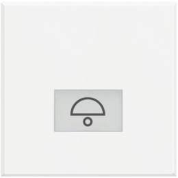 HD4921M2LD Axolute Клавиши с подсвечиваемыми символами для выключатель в дизайне AXIAL - 2 модуля, звонок Bticino