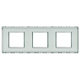 LND4802M3KR Рамка LivingLight Квадрат Kristall 2+2+2 модуля Bticino