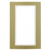 13093046 Рамка с большим вырезом B.3 Золото / Полярная белизна 2-постовая Berker