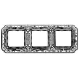 FD01363CB Рамка Firenze Bright chrome 3-постовая Fede