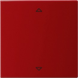 054543 Радионакладка системы управления жалюзи с возможностью подключения датчиков Красный Gira S-color