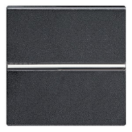 N2201 AN Механизм 1-клавишного 1-полюсного выключателя с клавишей, 2-модульный, серия Zenit, цвет антрацит, ABB