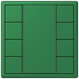 LC504TSA32050 Les Couleurs® Le Corbusier KNX кнопочный модуль F 50 с четырьмя парами кнопок vert fonce Jung