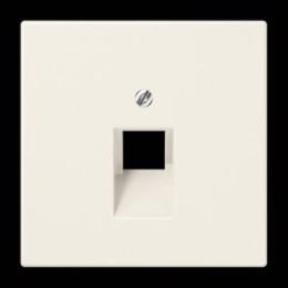 LS969-1UA LS 990 Бежевый Накладка 1-ой наклонной ТЛФ/комп розетки Jung LS серия