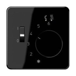 CDFTR231PLSW CD 500/CD plus Черный Накладка регулятора теплого пола(мех.FTR231U) Jung