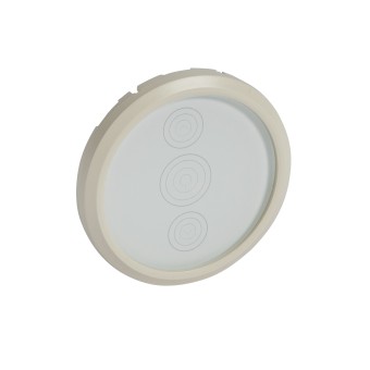066286 Celiane Лицевая панель сенсорного механизма управления приводами, стекло белая глина Legrand