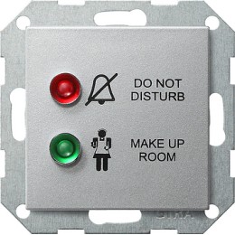 029726 Информационная накладка для отелей Алюминий Gira