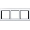 MTN400319 Рамка Aquadesign Полярный белый 3-постовая Merten