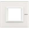 HA4802HD Рамка Axolute Квадрат Белый 2-модульная Bticino
