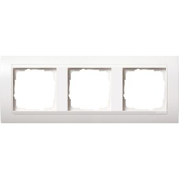 0213327 Рамка Event Белый матовый 3-постовая Gira