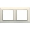 EP482 Рамка ECO Profi Бежевый 2-постовая Jung