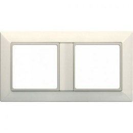 EP482 Рамка ECO Profi Бежевый 2-постовая Jung