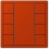 LC504TSA4320A Les Couleurs® Le Corbusier KNX кнопочный модуль F 50 с четырьмя парами кнопок rouge vermillon 59 Jung