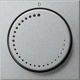 065226 Накладка для приборов, устанавливающего число оборотов Алюминий Gira