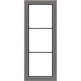 FDAL2983AN Рамка FD Design Антрацит / Лакированный алюминий 3-постовая Jung