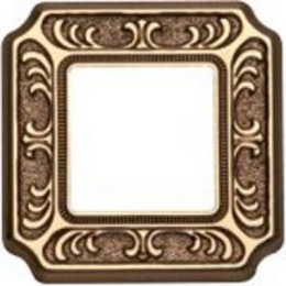 FD01351OB Рамка Siena Золото 1-постовая Fede