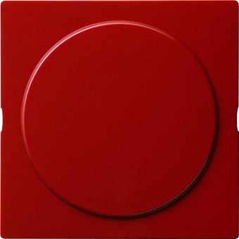026843 Заглушка с опорной платой Красный Gira S-color