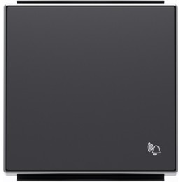 8504 NS Клавиша для 1-клав/ выключателей /переключ /кнопок сим "ЗВОНОК" Чёрный бархат , ABB