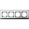 0214641 Рамка Classix Хром / Хром 4-постовая Gira