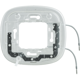 HB4702X Axolute Суппорт с подсветкой (на винтах) для рамок в форме эллипса, на 2 модуля Bticino