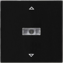 064447 Накладка системы управления жалюзи Черный Gira S-color