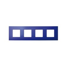 2700647-083 Накладка декоративная на рамку базовую, 4 поста, Simon 27 Play, Arctic, синий 2700647-083 Накладка декоративная на рамку базовую, 4 поста, Simon 27 Play, Arctic, синий
