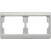 13630069 Рамка Arsys Полярная белизна с блеском 2-постовая Berker