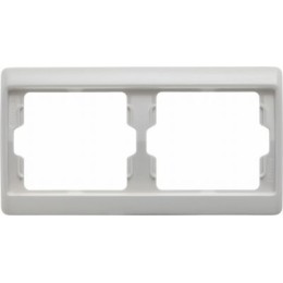13630069 Рамка Arsys Полярная белизна с блеском 2-постовая Berker