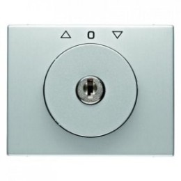 10797303 Центральная панель с замком к жалюзийному замочному выключателю цвет: алюминий, K.5 Berker